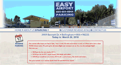 Desktop Screenshot of bellinghamairportparking.com